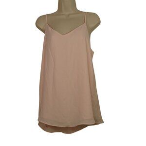 Hippie Rose Pink Sleeveless Spaghetti Strap Camisole Tank Top Women Size XL NEW